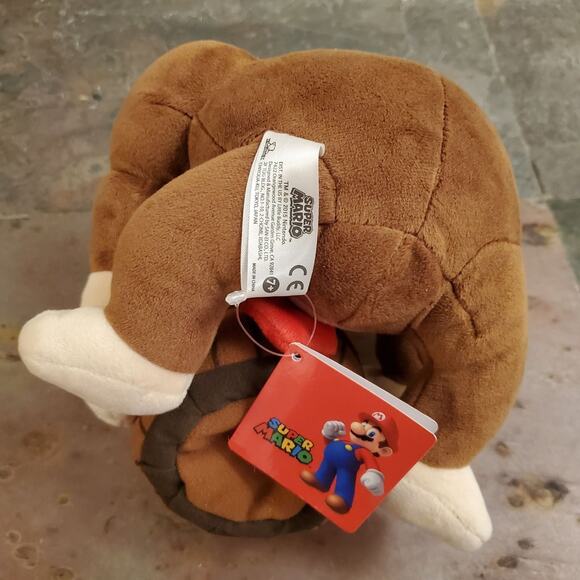 Plush - Donkey Kong, 10-inch w/ Barrel (NEW) - Super Mario - Nintendo - Picture 7 of 8
